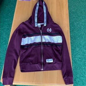 Brand Pink zip up hoodie